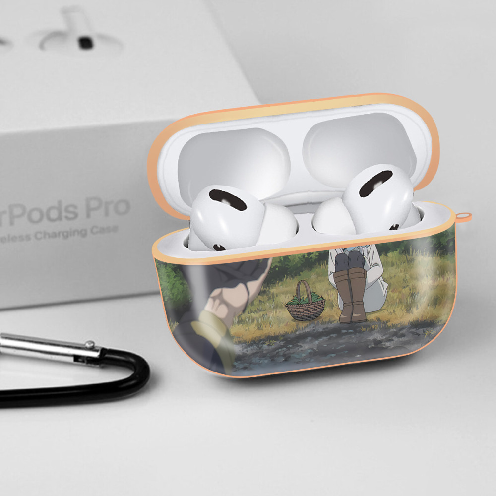 葬送のフリーレン Frieren 【AirPods Pro用】ハードシェル保護ケース｜耐衝撃・防指紋・カラビナ付き商品仕様