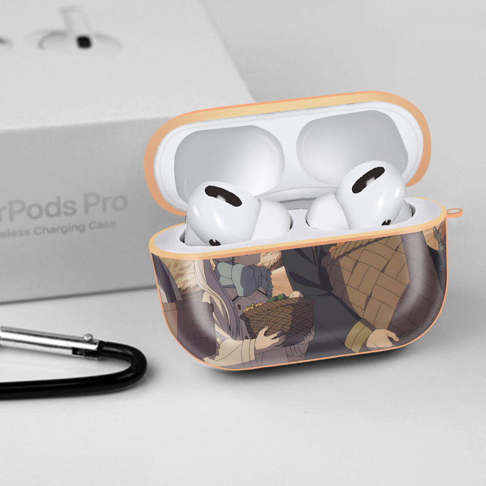 葬送のフリーレン Frieren 【AirPods Pro用】ハードシェル保護ケース｜耐衝撃・防指紋・カラビナ付き商品仕様