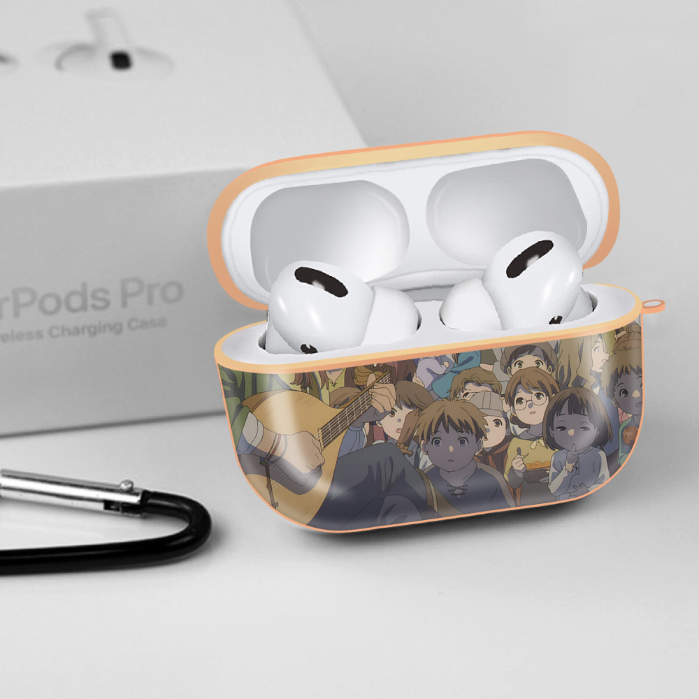 葬送のフリーレン Frieren 【AirPods Pro用】ハードシェル保護ケース｜耐衝撃・防指紋・カラビナ付き商品仕様