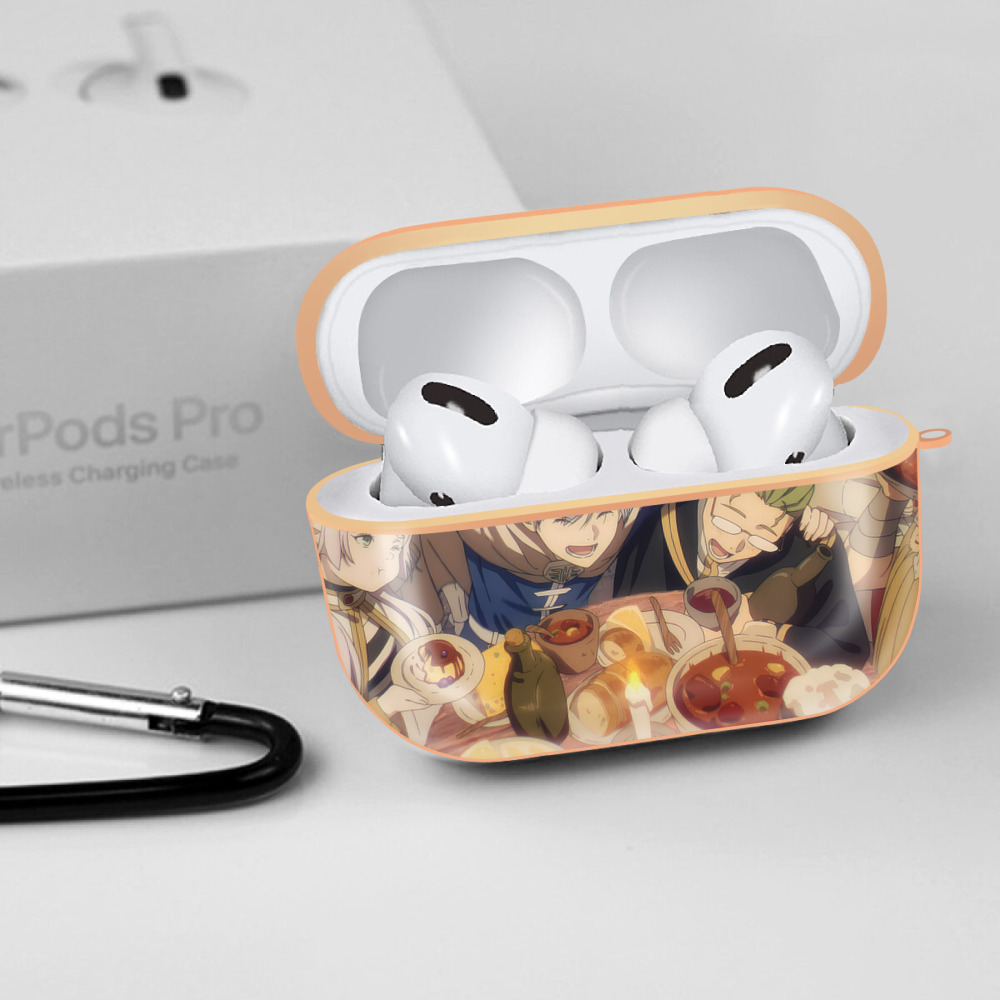 葬送のフリーレン Frieren 【AirPods Pro用】ハードシェル保護ケース｜耐衝撃・防指紋・カラビナ付き商品仕様
