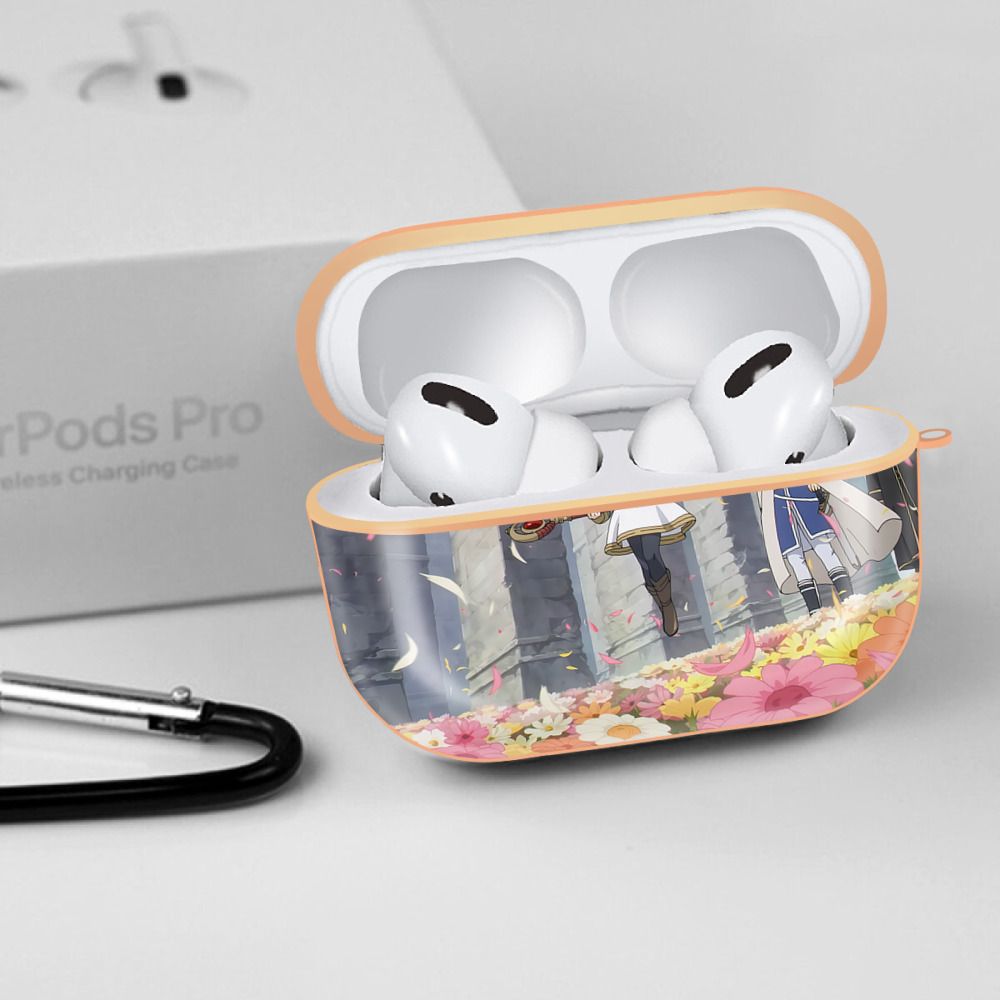 葬送のフリーレン Frieren 【AirPods Pro用】ハードシェル保護ケース｜耐衝撃・防指紋・カラビナ付き商品仕様