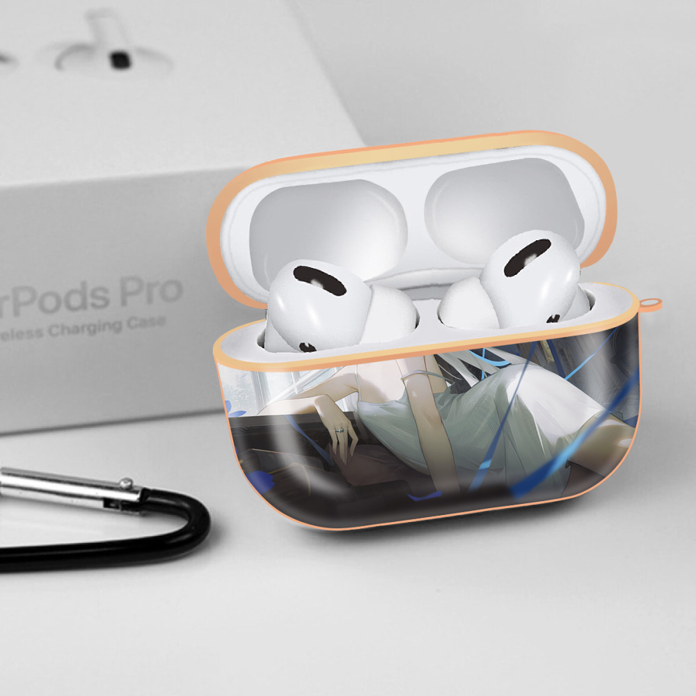 葬送のフリーレン Frieren 【AirPods Pro用】ハードシェル保護ケース｜耐衝撃・防指紋・カラビナ付き商品仕様