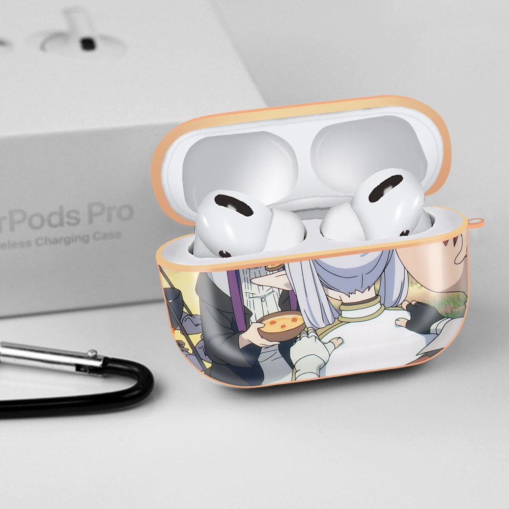 葬送のフリーレン Frieren 【AirPods Pro用】ハードシェル保護ケース｜耐衝撃・防指紋・カラビナ付き商品仕様
