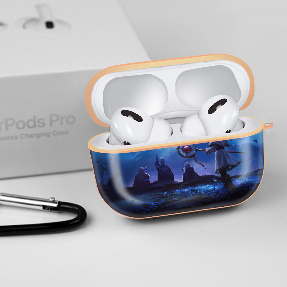 葬送のフリーレン Frieren 【AirPods Pro用】ハードシェル保護ケース｜耐衝撃・防指紋・カラビナ付き商品仕様