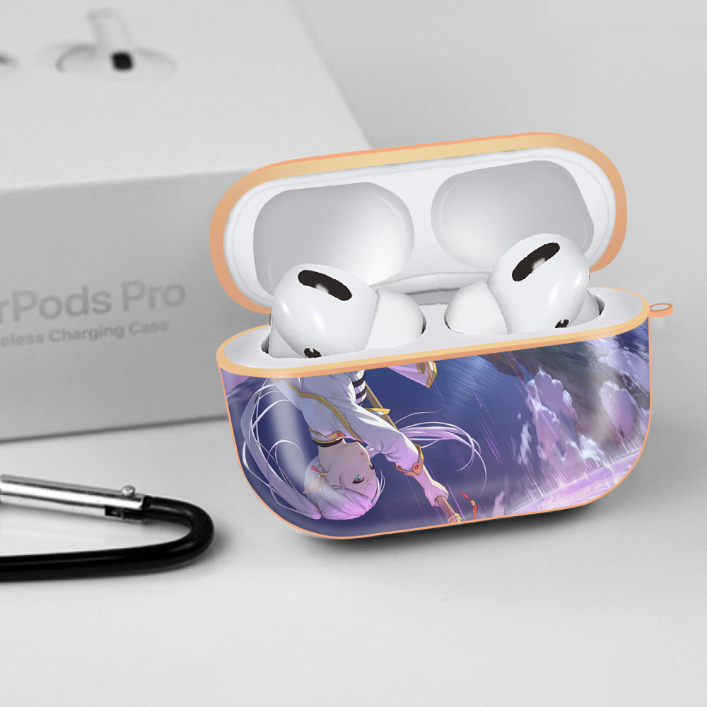 葬送のフリーレン Frieren 【AirPods Pro用】ハードシェル保護ケース｜耐衝撃・防指紋・カラビナ付き商品仕様