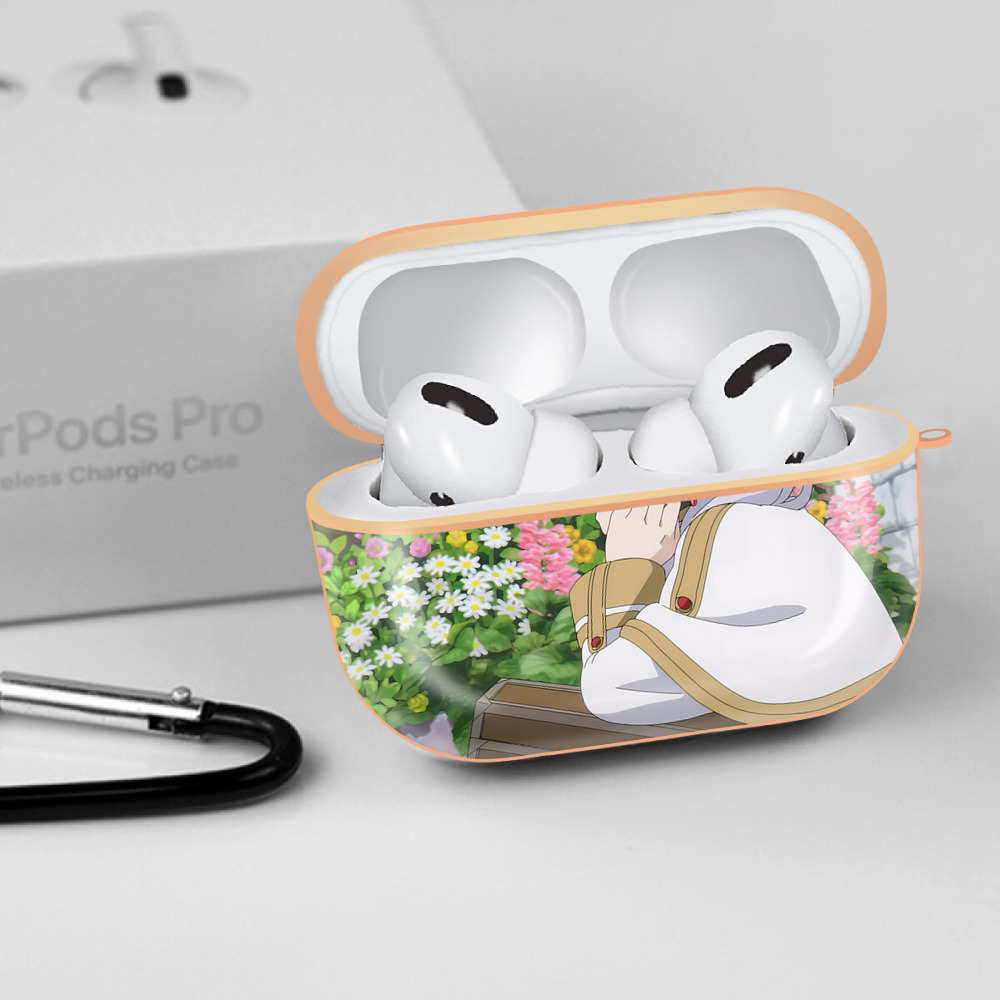 葬送のフリーレン Frieren 【AirPods Pro用】ハードシェル保護ケース｜耐衝撃・防指紋・カラビナ付き商品仕様