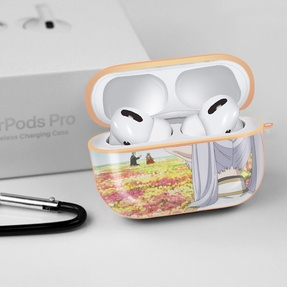 葬送のフリーレン Frieren 【AirPods Pro用】ハードシェル保護ケース｜耐衝撃・防指紋・カラビナ付き商品仕様