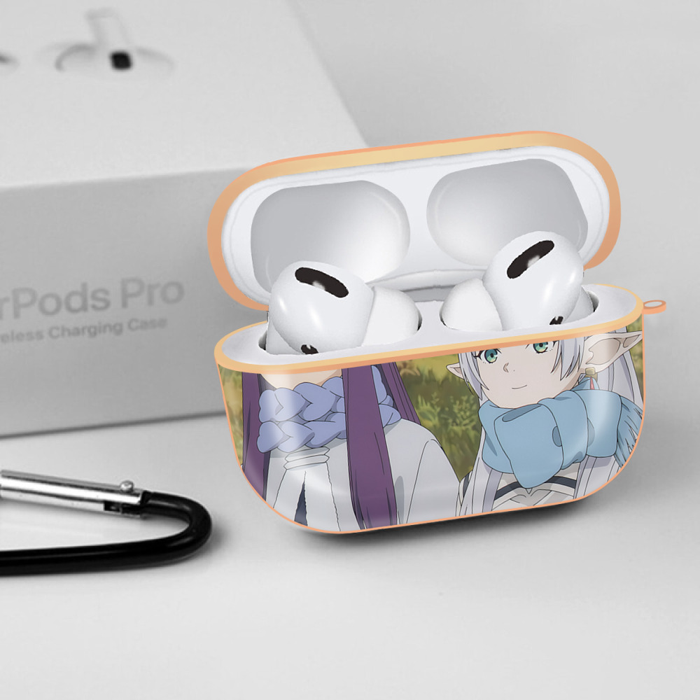 葬送のフリーレン Frieren 【AirPods Pro用】ハードシェル保護ケース｜耐衝撃・防指紋・カラビナ付き商品仕様
