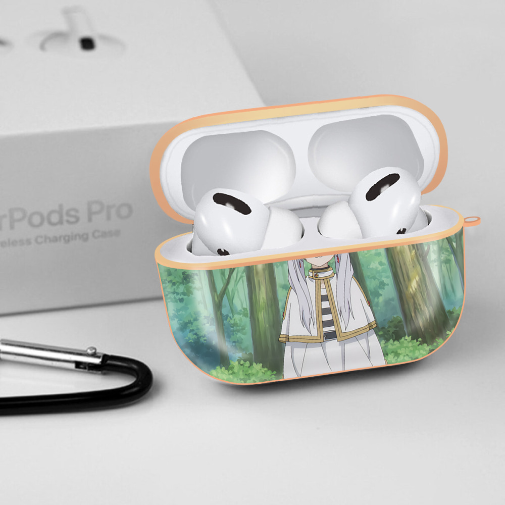 葬送のフリーレン Frieren 【AirPods Pro用】ハードシェル保護ケース｜耐衝撃・防指紋・カラビナ付き商品仕様