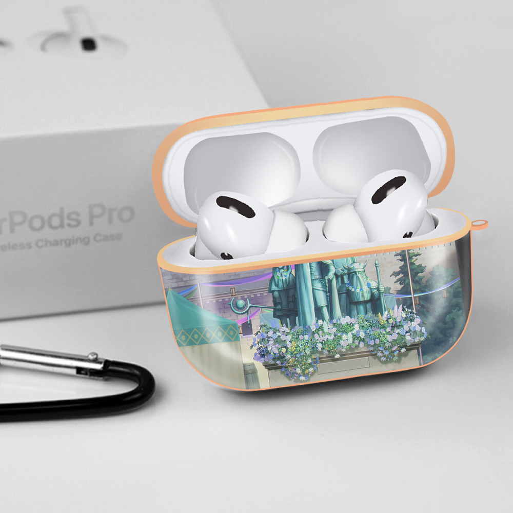 葬送のフリーレン Frieren 【AirPods Pro用】ハードシェル保護ケース｜耐衝撃・防指紋・カラビナ付き商品仕様