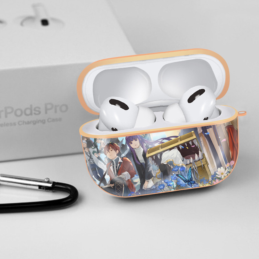 葬送のフリーレン Frieren 【AirPods Pro用】ハードシェル保護ケース｜耐衝撃・防指紋・カラビナ付き商品仕様
