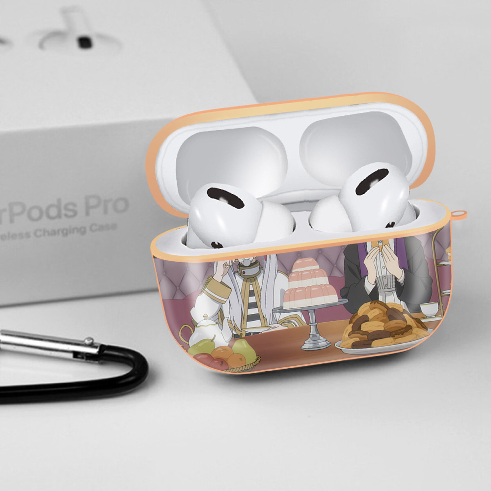 葬送のフリーレン Frieren 【AirPods Pro用】ハードシェル保護ケース｜耐衝撃・防指紋・カラビナ付き商品仕様