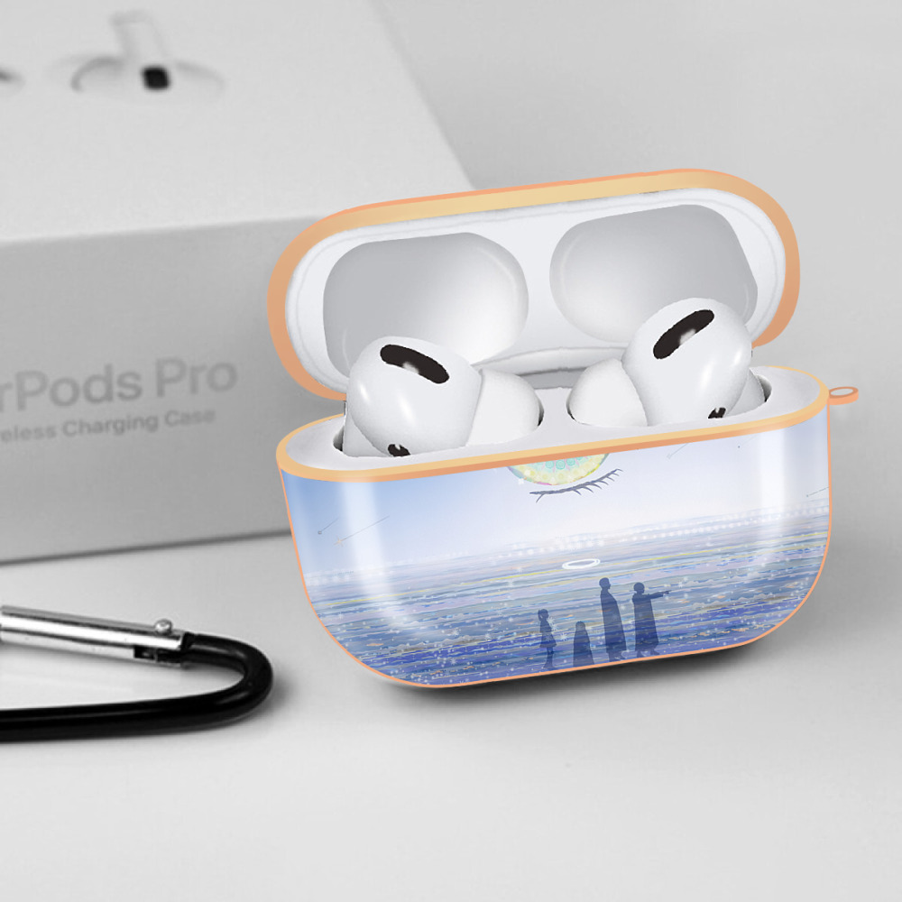 葬送のフリーレン Frieren 【AirPods Pro用】ハードシェル保護ケース｜耐衝撃・防指紋・カラビナ付き商品仕様