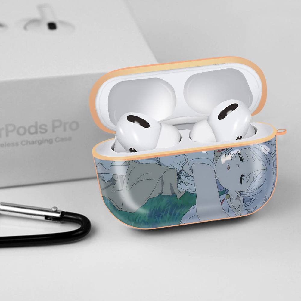 葬送のフリーレン Frieren 【AirPods Pro用】ハードシェル保護ケース｜耐衝撃・防指紋・カラビナ付き商品仕様
