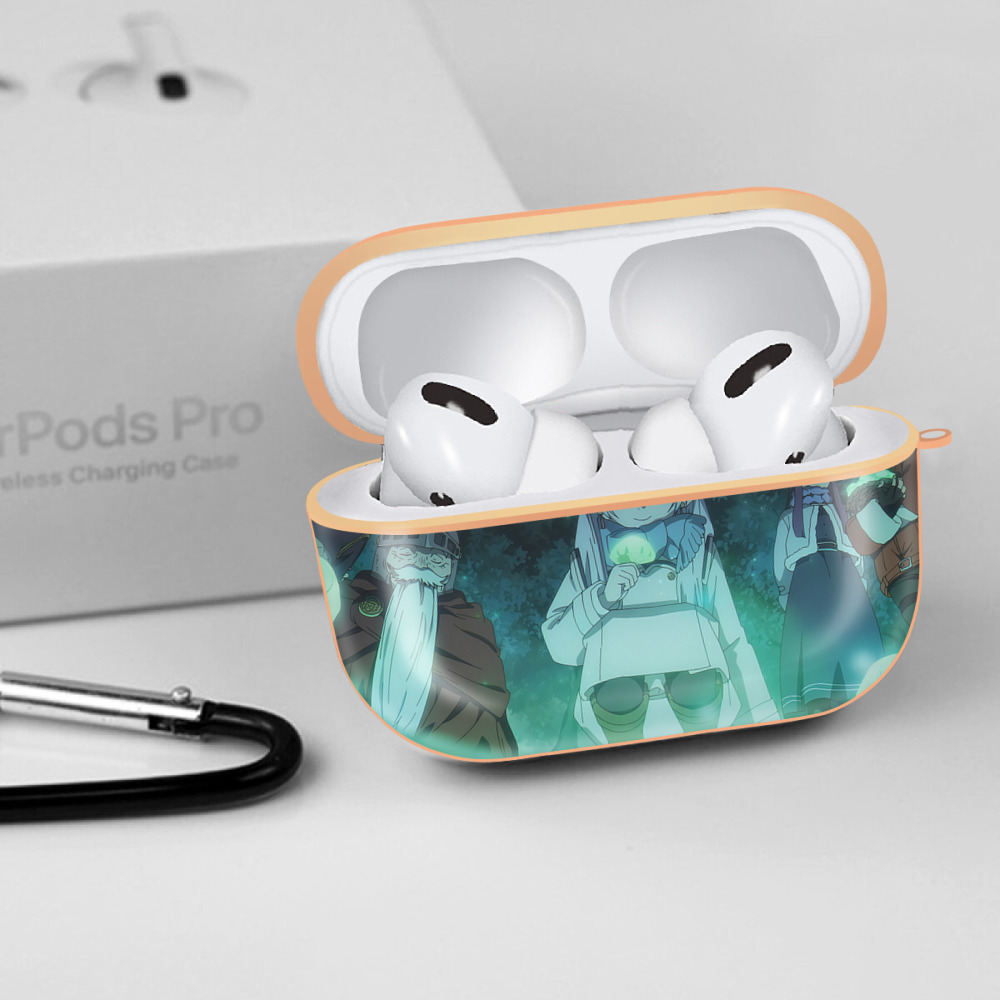 葬送のフリーレン Frieren 【AirPods Pro用】ハードシェル保護ケース｜耐衝撃・防指紋・カラビナ付き商品仕様