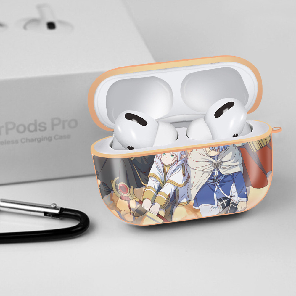 葬送のフリーレン Frieren 【AirPods Pro用】ハードシェル保護ケース｜耐衝撃・防指紋・カラビナ付き商品仕様