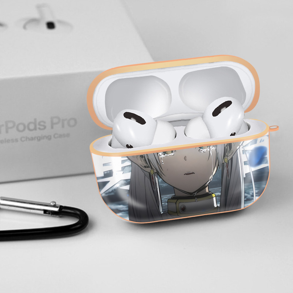 葬送のフリーレン Frieren 【AirPods Pro用】ハードシェル保護ケース｜耐衝撃・防指紋・カラビナ付き商品仕様