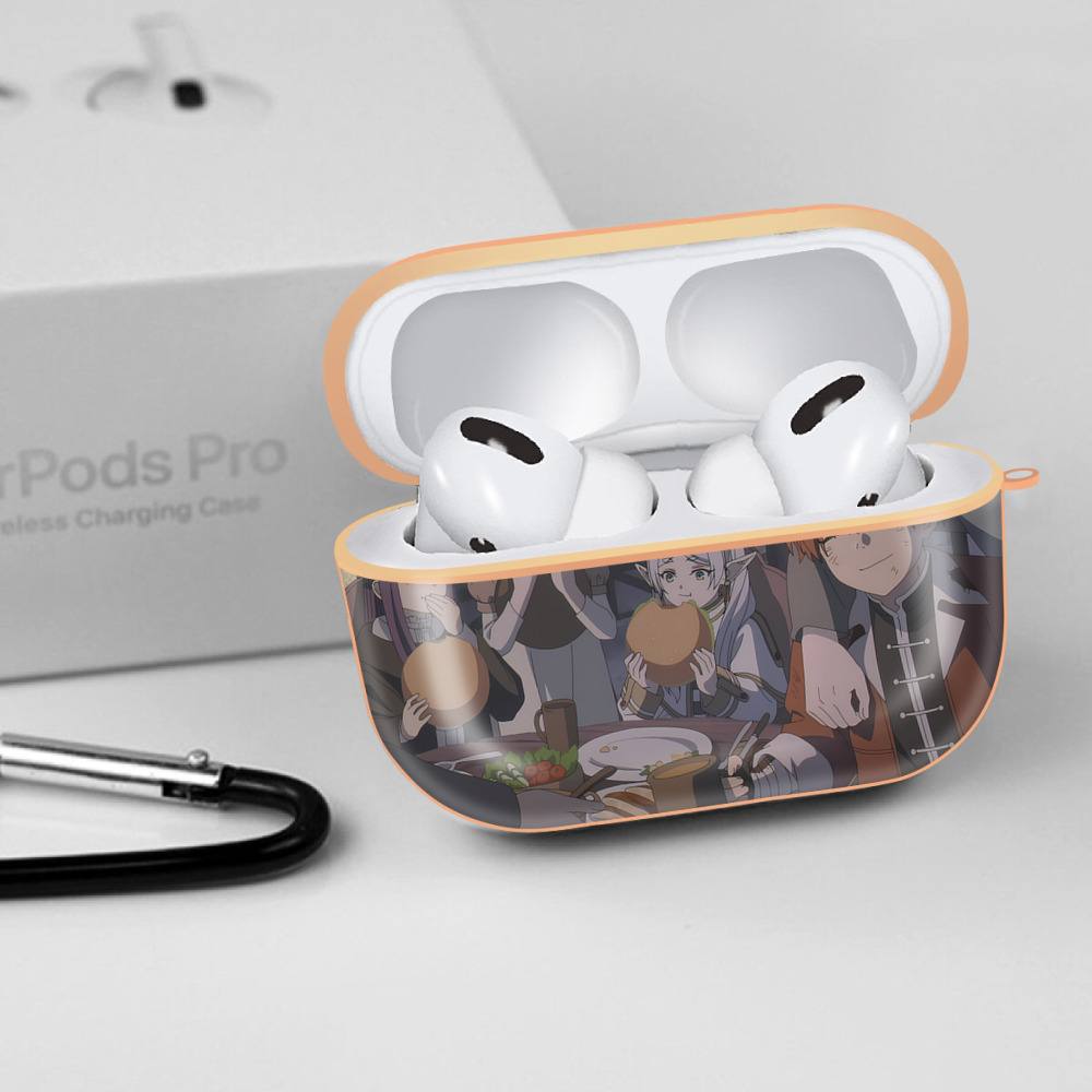 葬送のフリーレン Frieren 【AirPods Pro用】ハードシェル保護ケース｜耐衝撃・防指紋・カラビナ付き商品仕様
