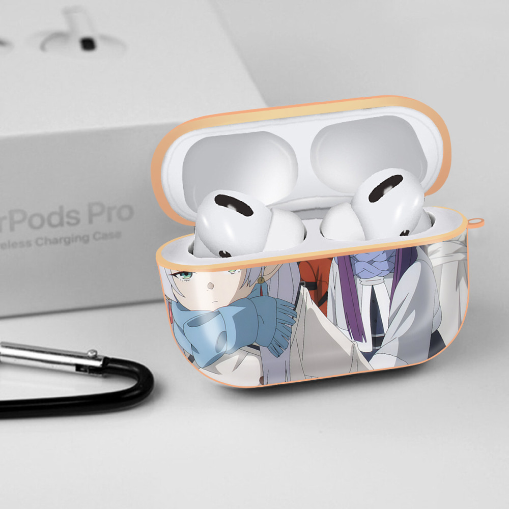 葬送のフリーレン Frieren 【AirPods Pro用】ハードシェル保護ケース｜耐衝撃・防指紋・カラビナ付き商品仕様
