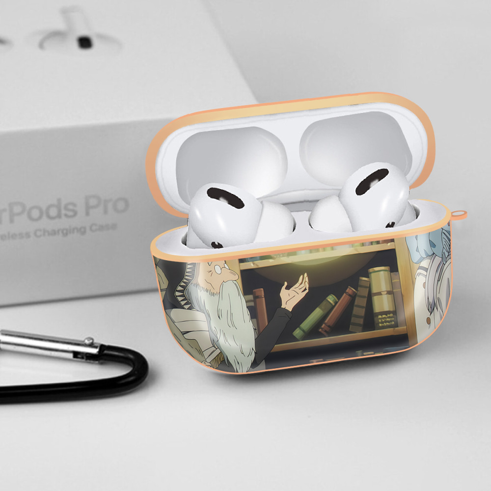 葬送のフリーレン Frieren 【AirPods Pro用】ハードシェル保護ケース｜耐衝撃・防指紋・カラビナ付き商品仕様