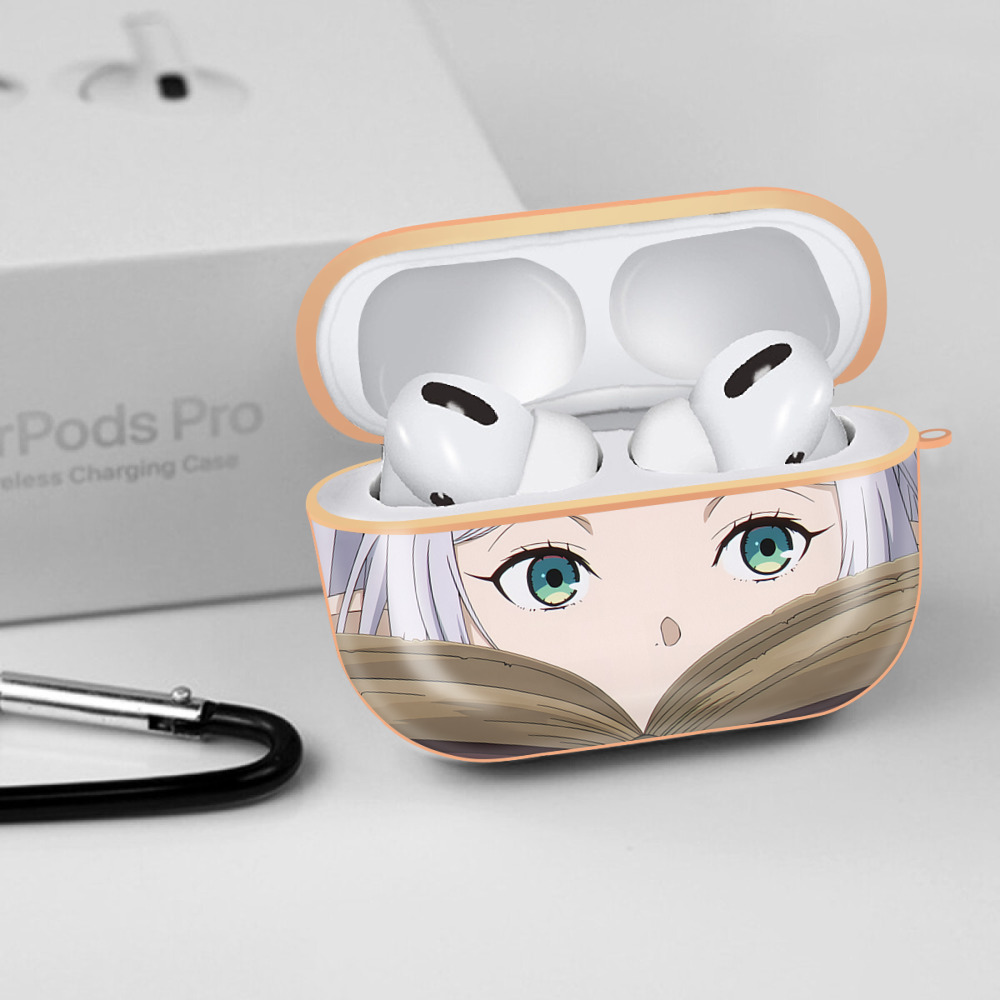 葬送のフリーレン Frieren 【AirPods Pro用】ハードシェル保護ケース｜耐衝撃・防指紋・カラビナ付き商品仕様