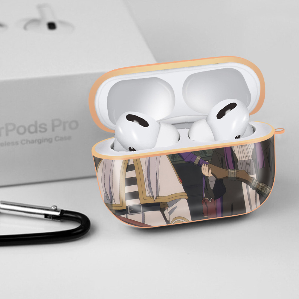 葬送のフリーレン Frieren 【AirPods Pro用】ハードシェル保護ケース｜耐衝撃・防指紋・カラビナ付き商品仕様