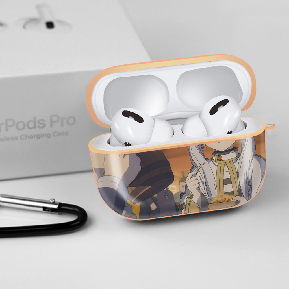 葬送のフリーレン Frieren 【AirPods Pro用】ハードシェル保護ケース｜耐衝撃・防指紋・カラビナ付き商品仕様
