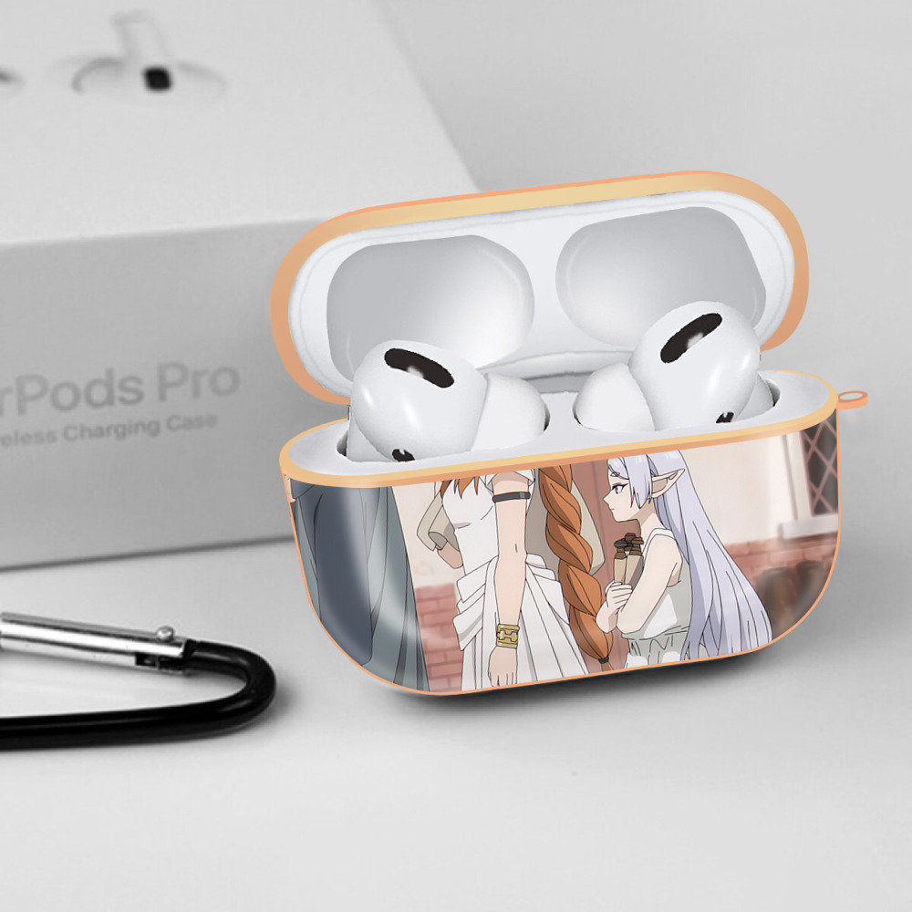 葬送のフリーレン Frieren 【AirPods Pro用】ハードシェル保護ケース｜耐衝撃・防指紋・カラビナ付き商品仕様