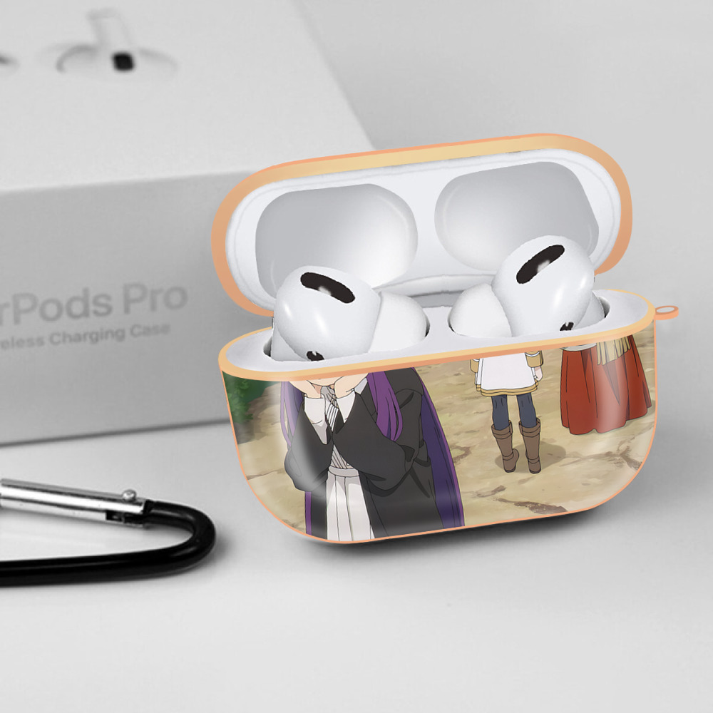 葬送のフリーレン Frieren 【AirPods Pro用】ハードシェル保護ケース｜耐衝撃・防指紋・カラビナ付き商品仕様