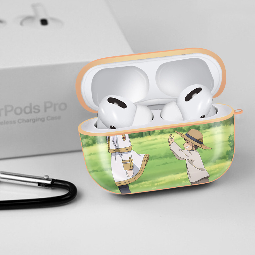 葬送のフリーレン Frieren 【AirPods Pro用】ハードシェル保護ケース｜耐衝撃・防指紋・カラビナ付き商品仕様