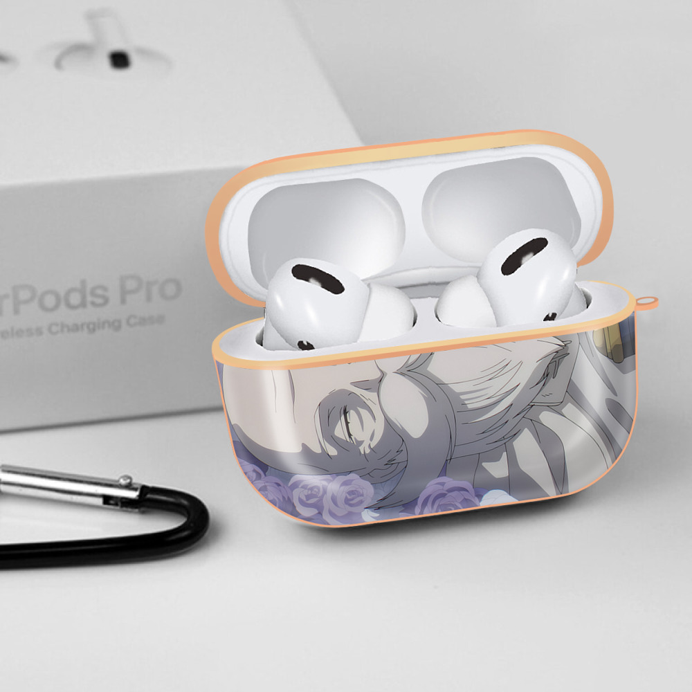 葬送のフリーレン Frieren 【AirPods Pro用】ハードシェル保護ケース｜耐衝撃・防指紋・カラビナ付き商品仕様