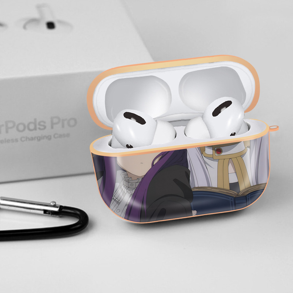 葬送のフリーレン Frieren 【AirPods Pro用】ハードシェル保護ケース｜耐衝撃・防指紋・カラビナ付き商品仕様