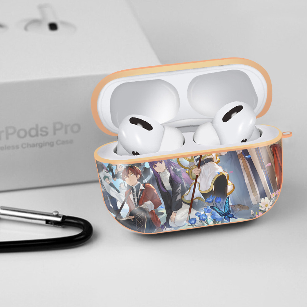 葬送のフリーレン Frieren 【AirPods Pro用】ハードシェル保護ケース｜耐衝撃・防指紋・カラビナ付き商品仕様