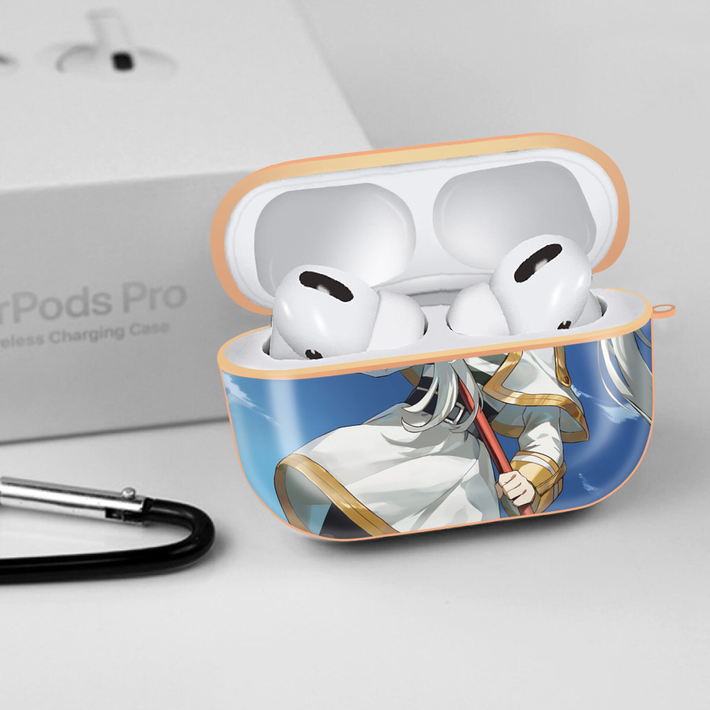 葬送のフリーレン Frieren 【AirPods Pro用】ハードシェル保護ケース｜耐衝撃・防指紋・カラビナ付き商品仕様
