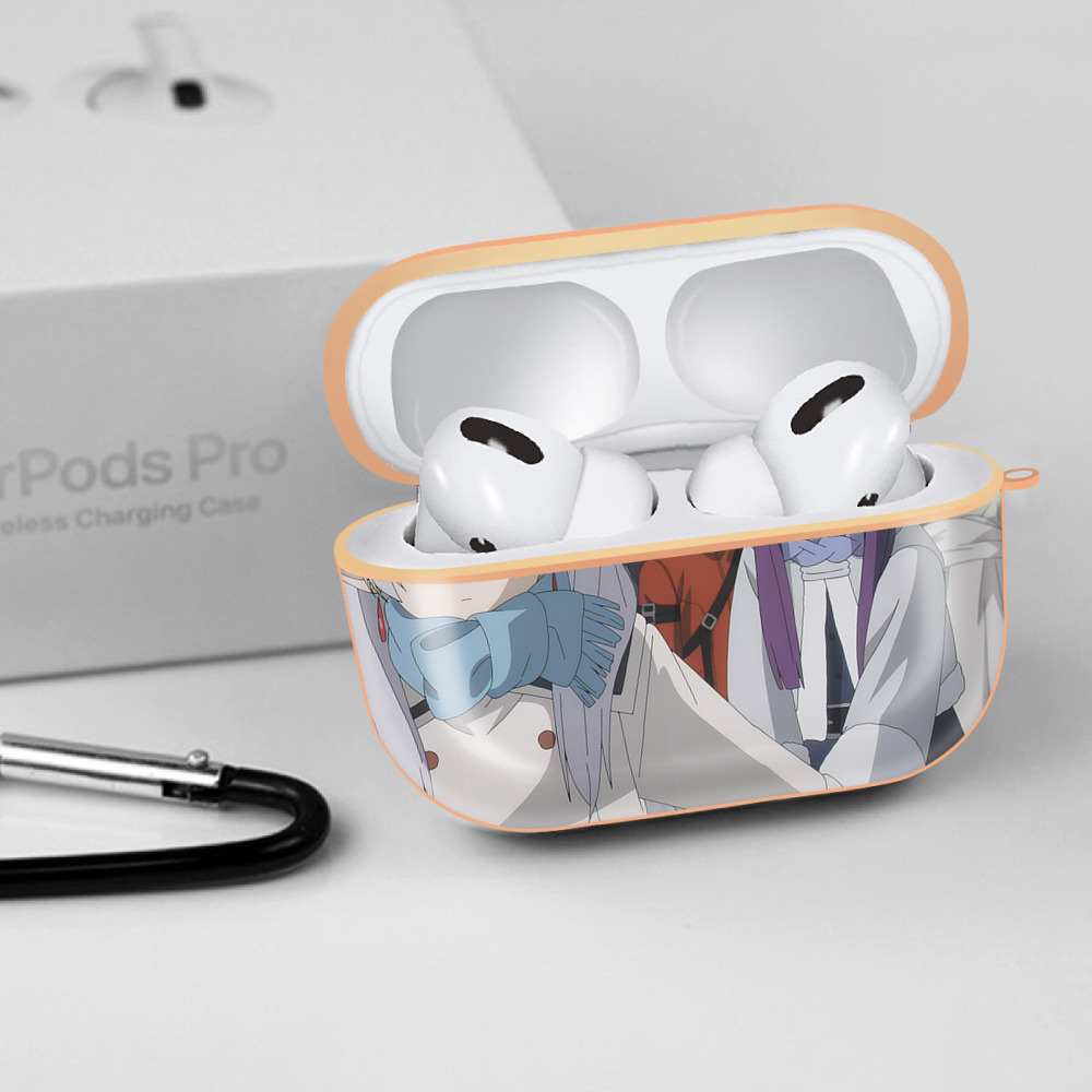 葬送のフリーレン Frieren 【AirPods Pro用】ハードシェル保護ケース｜耐衝撃・防指紋・カラビナ付き商品仕様