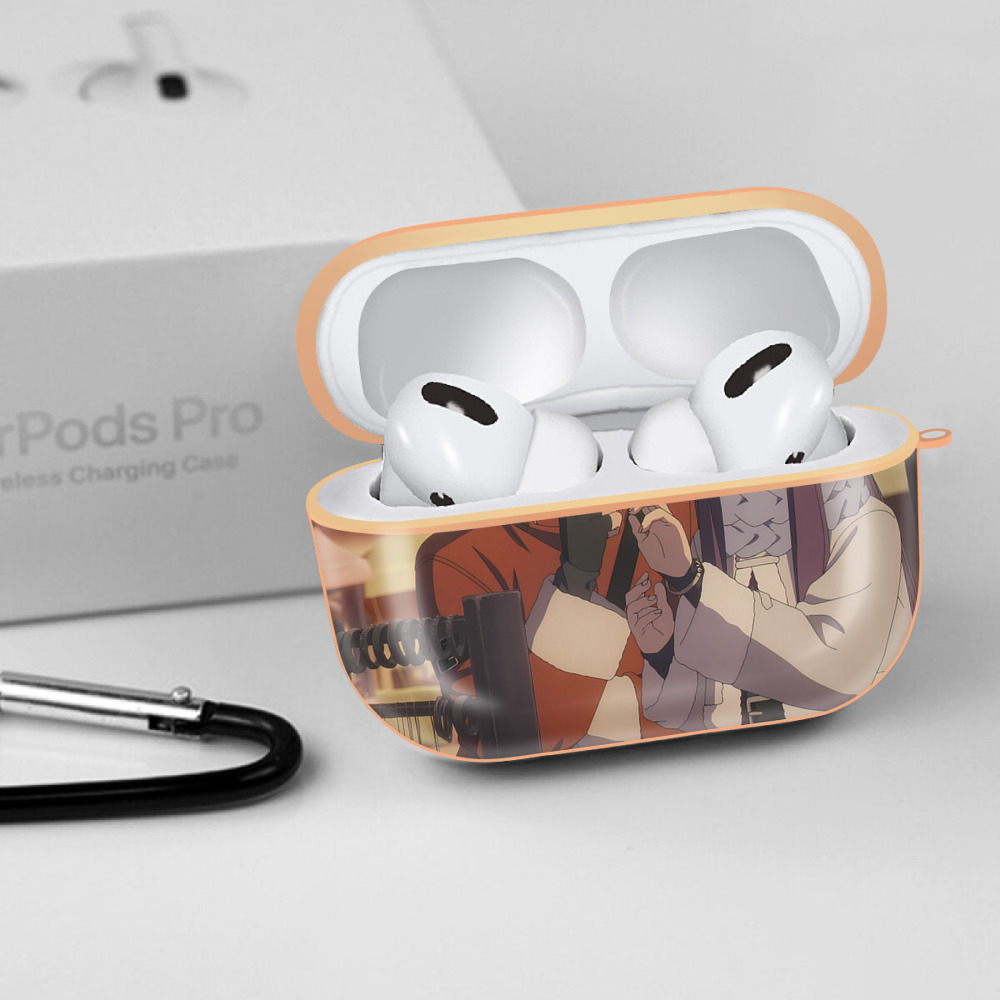 葬送のフリーレン Frieren 【AirPods Pro用】ハードシェル保護ケース｜耐衝撃・防指紋・カラビナ付き商品仕様