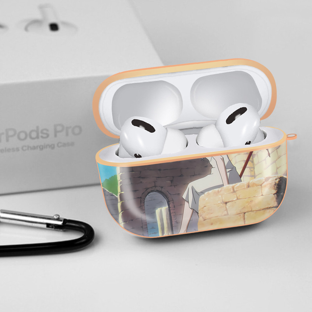 葬送のフリーレン Frieren 【AirPods Pro用】ハードシェル保護ケース｜耐衝撃・防指紋・カラビナ付き商品仕様