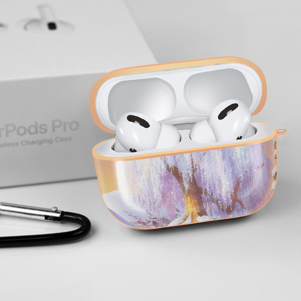 葬送のフリーレン Frieren 【AirPods Pro用】ハードシェル保護ケース｜耐衝撃・防指紋・カラビナ付き商品仕様