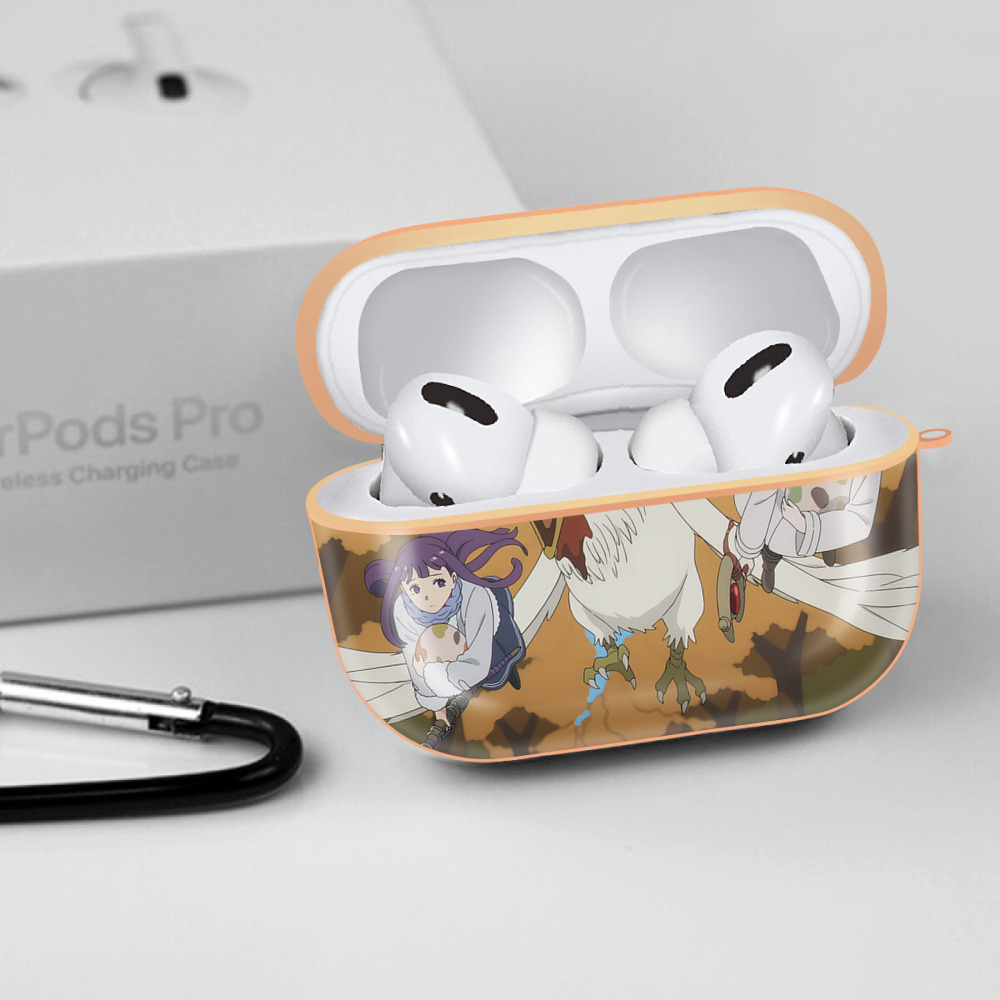 葬送のフリーレン Frieren 【AirPods Pro用】ハードシェル保護ケース｜耐衝撃・防指紋・カラビナ付き商品仕様