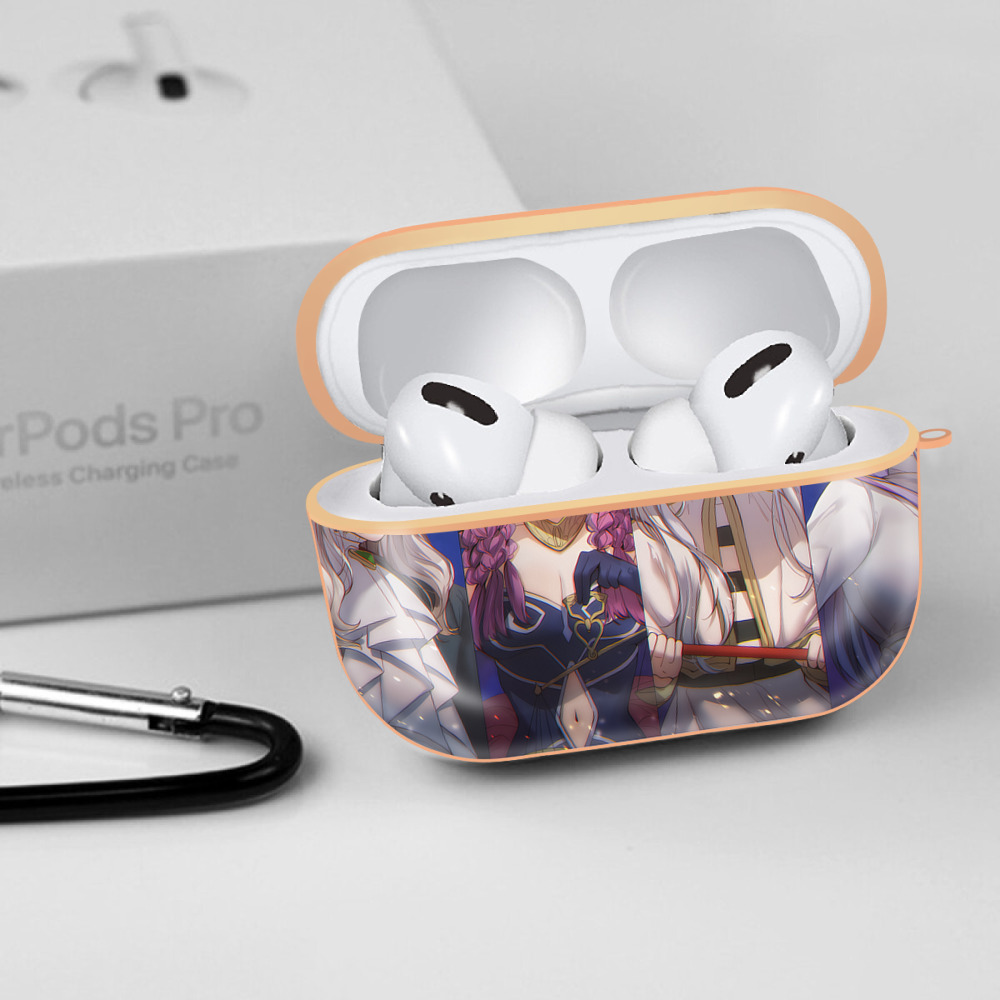 葬送のフリーレン Frieren 【AirPods Pro用】ハードシェル保護ケース｜耐衝撃・防指紋・カラビナ付き商品仕様