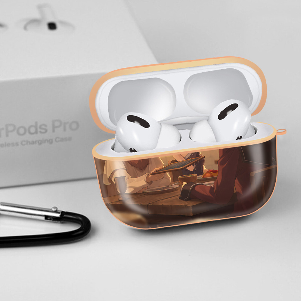 葬送のフリーレン Frieren 【AirPods Pro用】ハードシェル保護ケース｜耐衝撃・防指紋・カラビナ付き商品仕様
