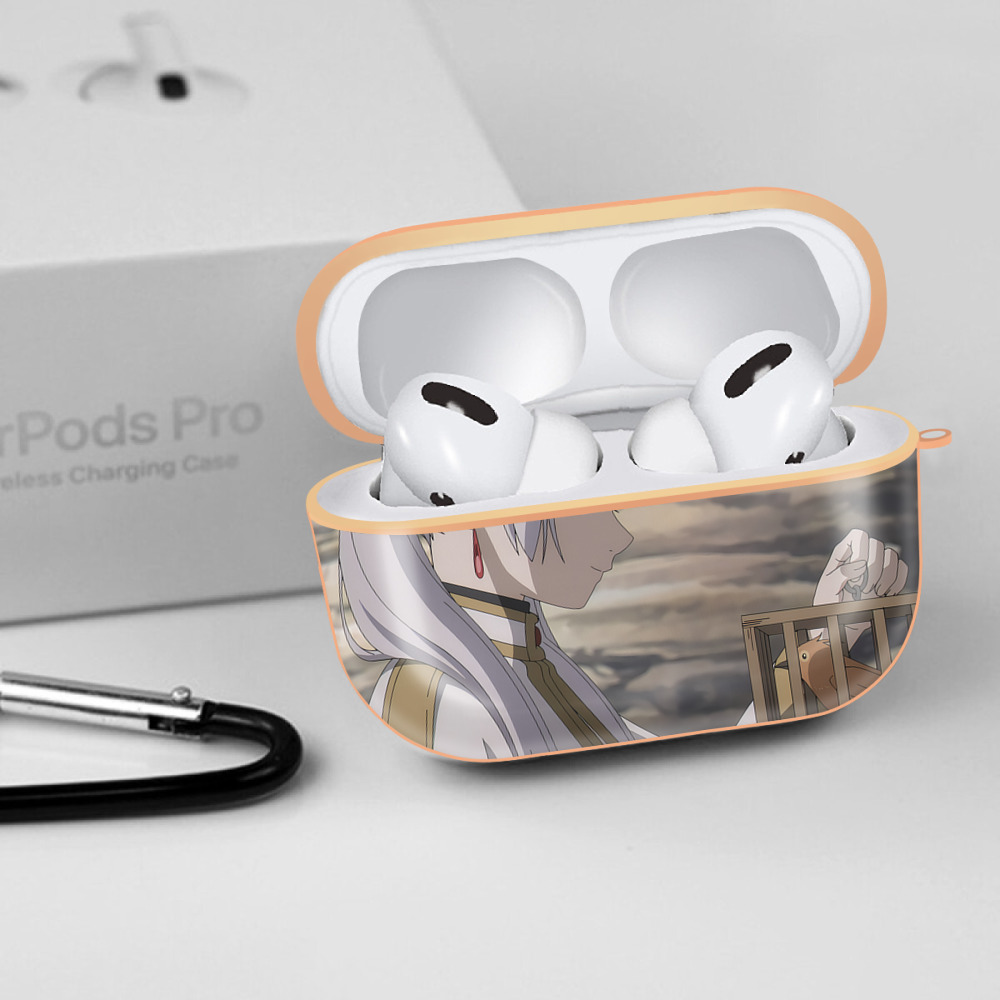 葬送のフリーレン Frieren 【AirPods Pro用】ハードシェル保護ケース｜耐衝撃・防指紋・カラビナ付き商品仕様