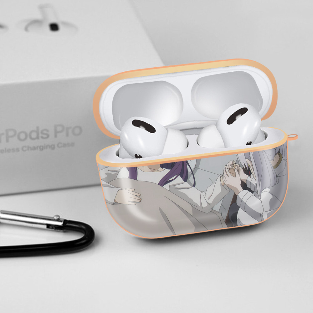 葬送のフリーレン Frieren 【AirPods Pro用】ハードシェル保護ケース｜耐衝撃・防指紋・カラビナ付き商品仕様