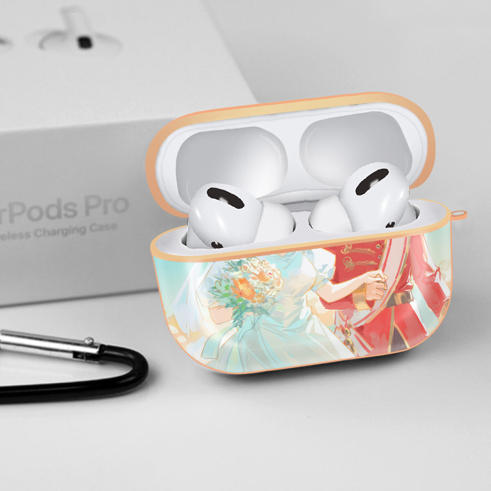葬送のフリーレン Frieren 【AirPods Pro用】ハードシェル保護ケース｜耐衝撃・防指紋・カラビナ付き商品仕様