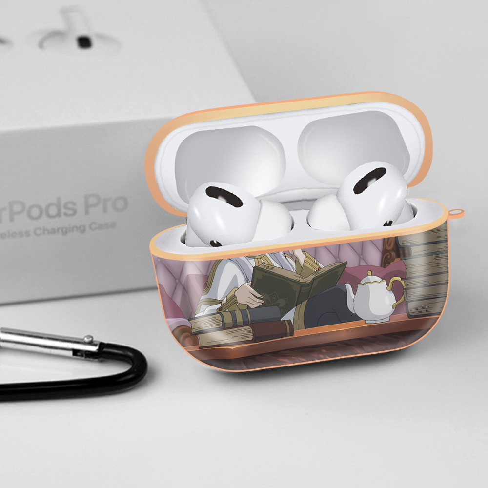 葬送のフリーレン Frieren 【AirPods Pro用】ハードシェル保護ケース｜耐衝撃・防指紋・カラビナ付き商品仕様