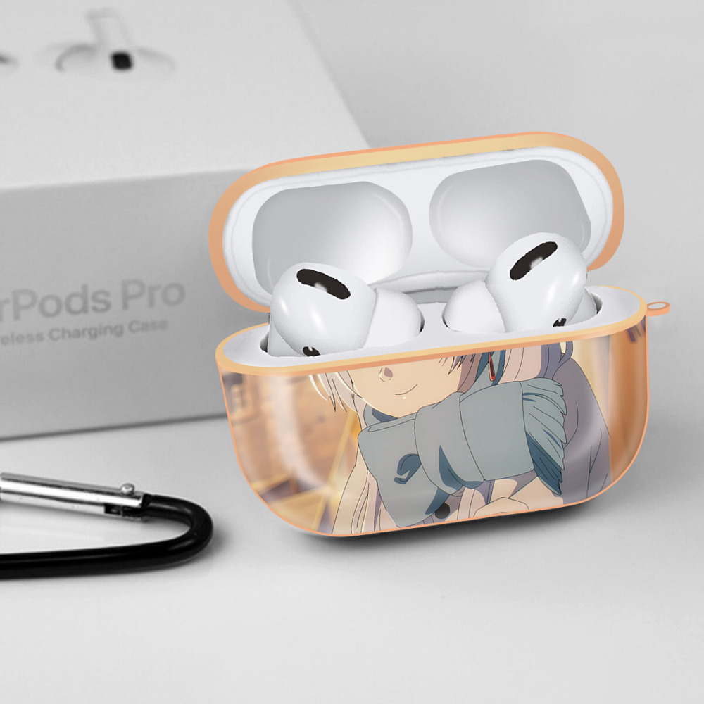 葬送のフリーレン Frieren 【AirPods Pro用】ハードシェル保護ケース｜耐衝撃・防指紋・カラビナ付き商品仕様