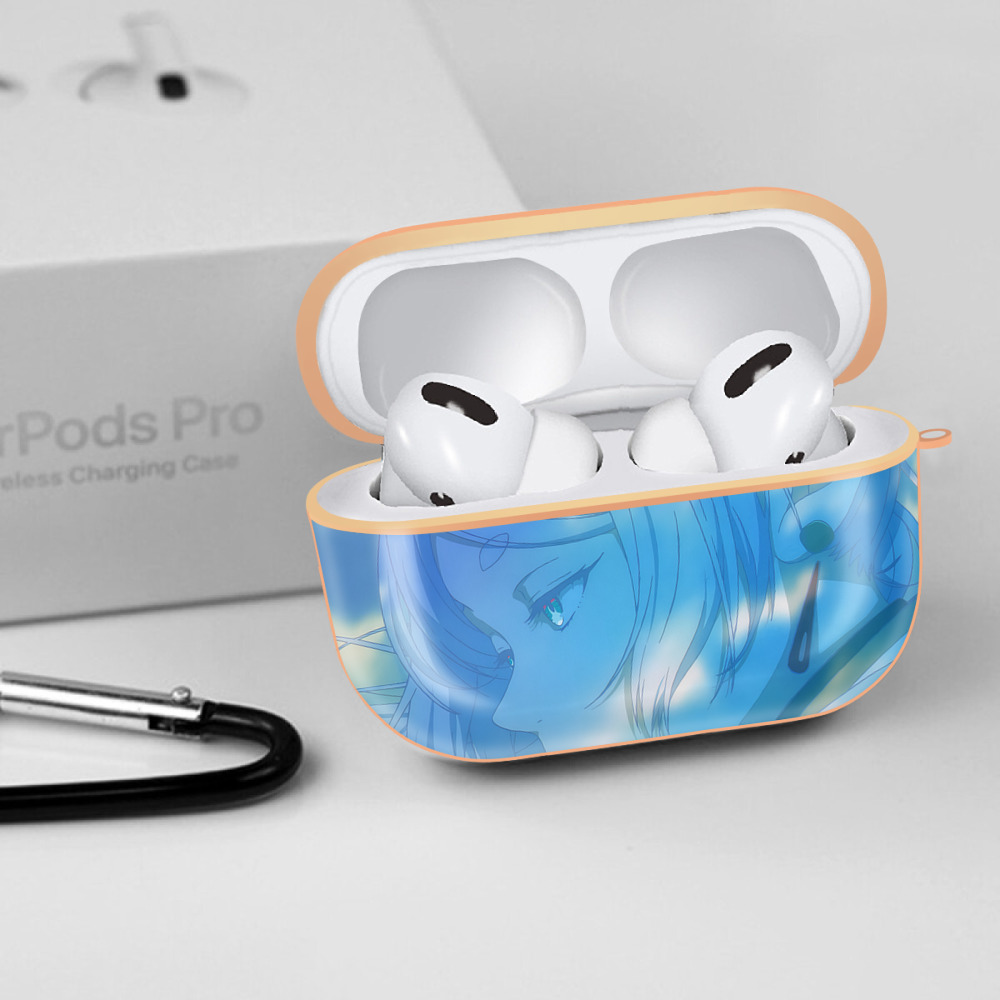 葬送のフリーレン Frieren 【AirPods Pro用】ハードシェル保護ケース｜耐衝撃・防指紋・カラビナ付き商品仕様