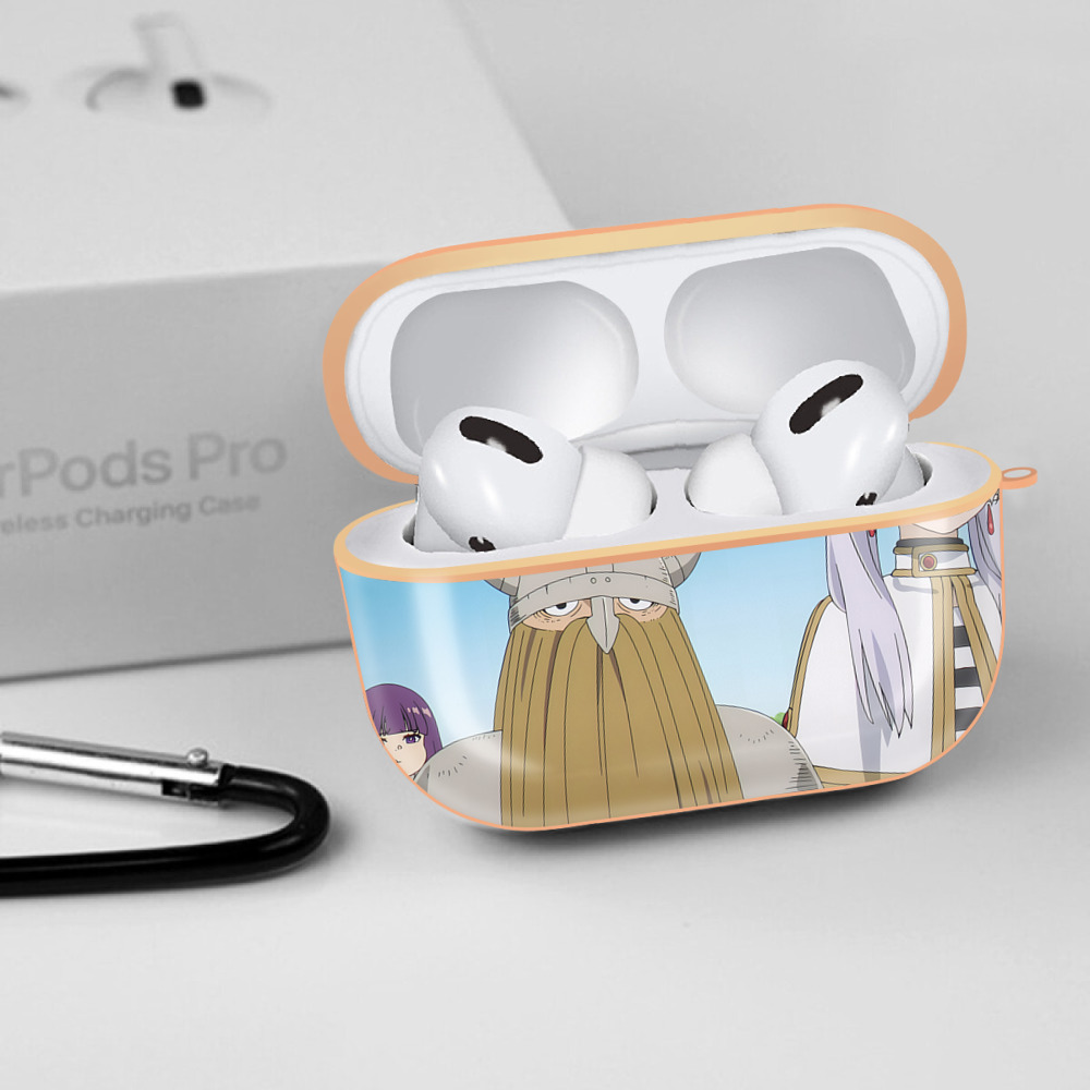 葬送のフリーレン Frieren 【AirPods Pro用】ハードシェル保護ケース｜耐衝撃・防指紋・カラビナ付き商品仕様