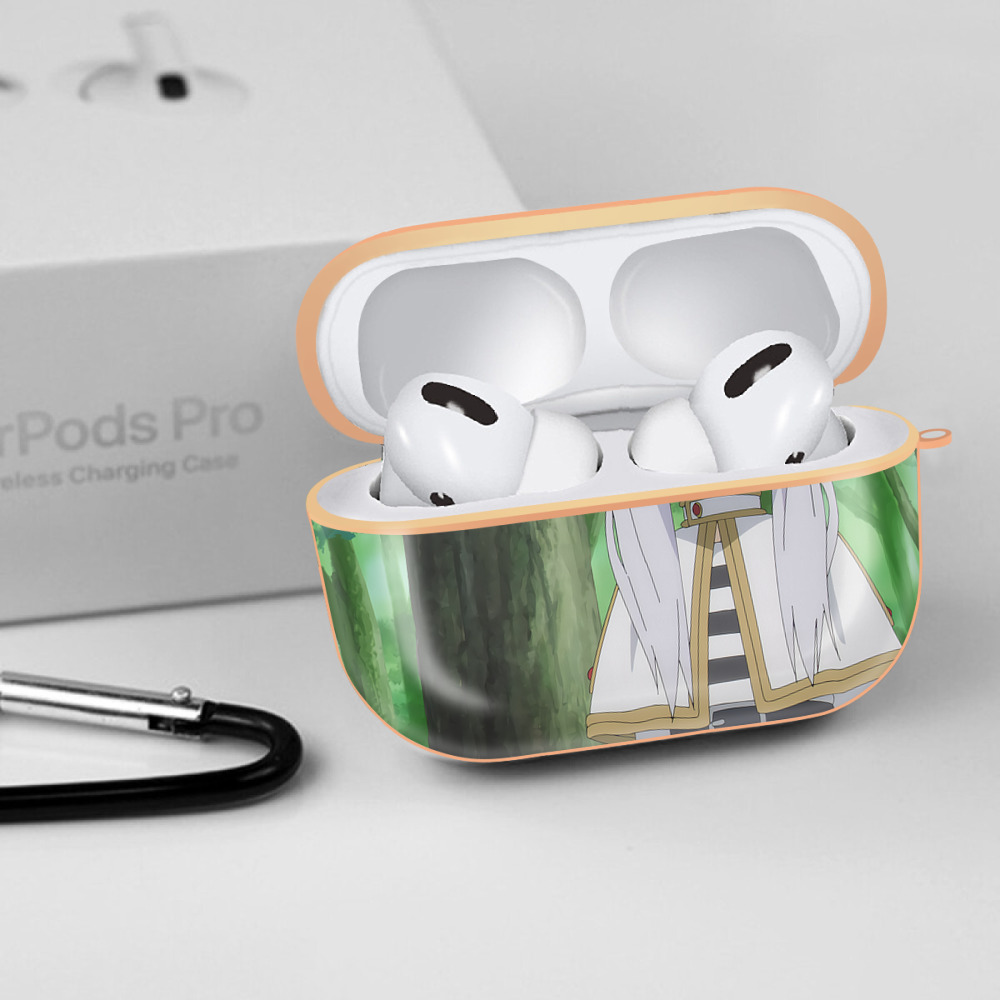葬送のフリーレン Frieren 【AirPods Pro用】ハードシェル保護ケース｜耐衝撃・防指紋・カラビナ付き商品仕様