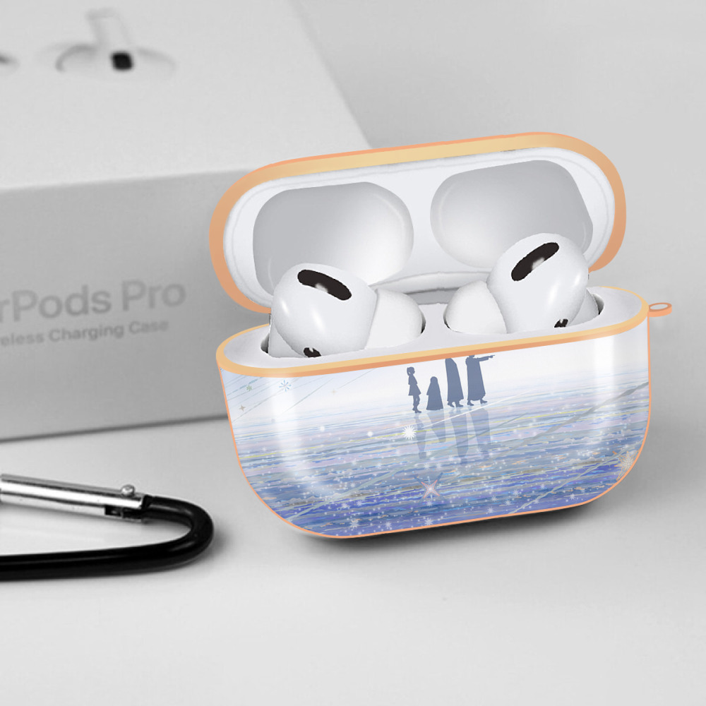 葬送のフリーレン Frieren 【AirPods Pro用】ハードシェル保護ケース｜耐衝撃・防指紋・カラビナ付き商品仕様